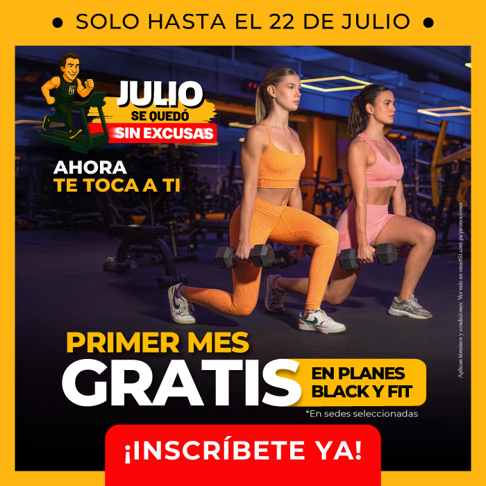 ¿Excusas? Julio ya no tiene… y tú tampoco. ¡Entrena gratis este mes!